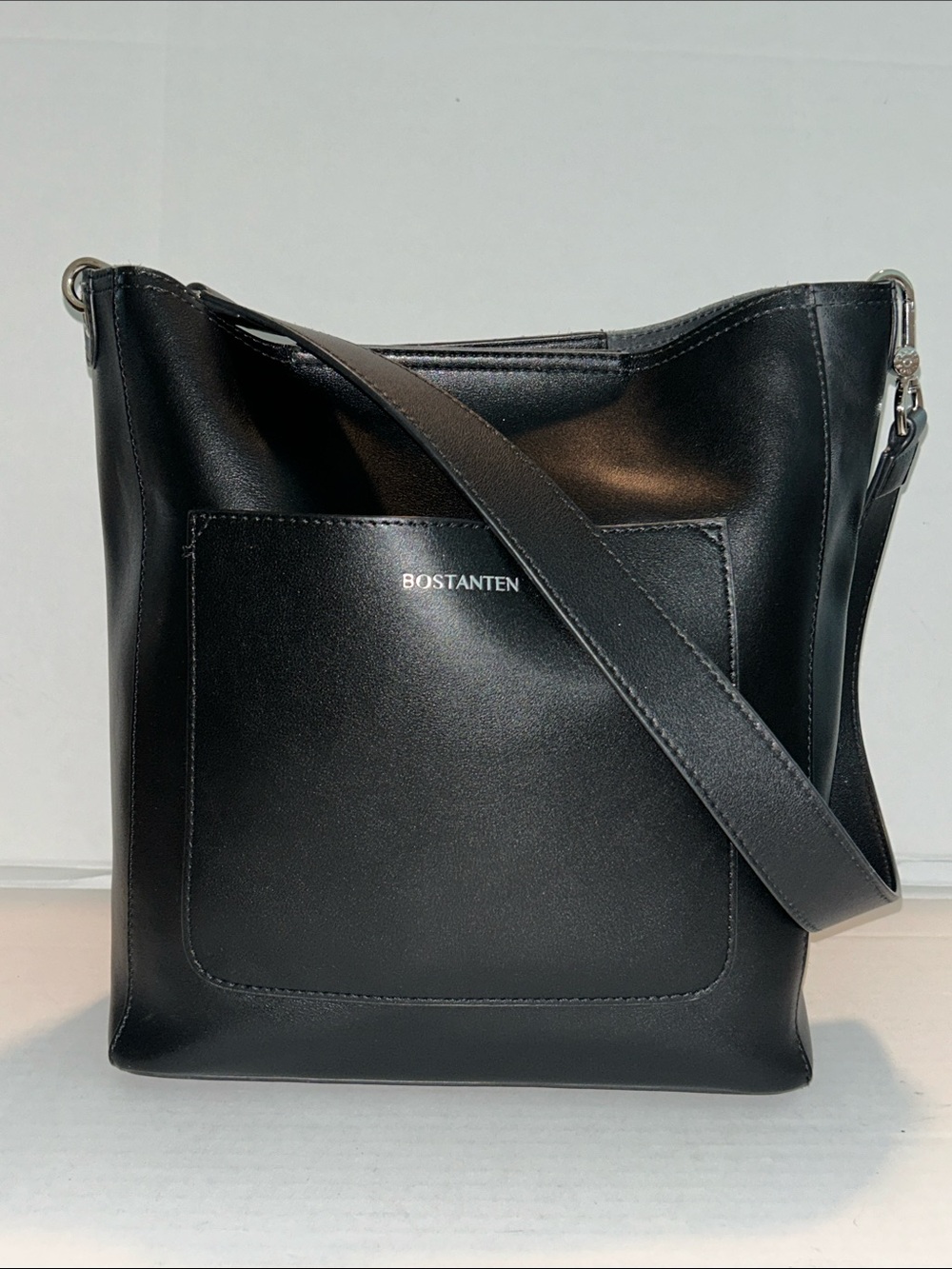 Bostanten Black bucket tote bag shoulder bag